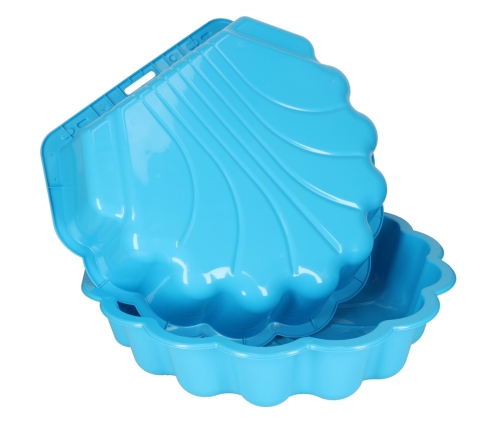 Slēdzams smilšu kaste Shell Twins dubultā zila