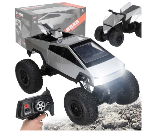 Tālvadības pikaps kravas automašīnas kāpšanas transportlīdzeklis 1:8 2.4GHz