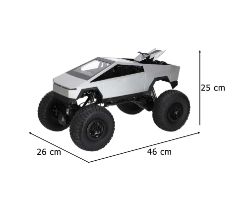 Tālvadības pikaps kravas automašīnas kāpšanas transportlīdzeklis 1:8 2.4GHz