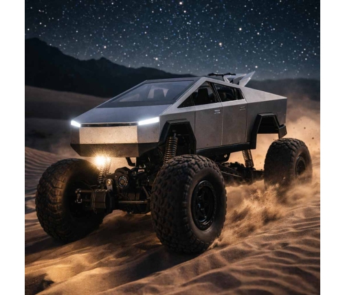 Tālvadības pikaps kravas automašīnas kāpšanas transportlīdzeklis 1:8 2.4GHz