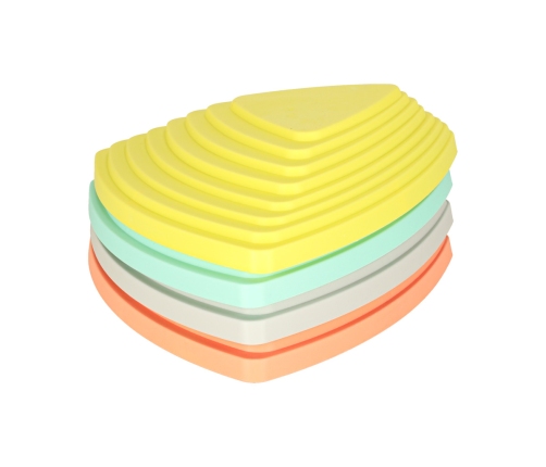 Sensorais ceļš upes akmeņi līdzsvara apmācībai grīda ir lava play 11 elementi pasteļtoņi