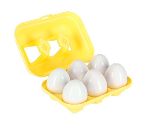 izglītojoša puzle sorteris spēles formas olas montessori augļi dārzeņi 6gab