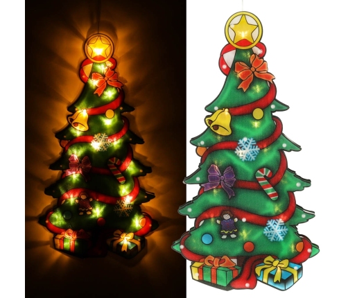 LED kulonu gaismas Ziemassvētku eglīte apdare 45cm