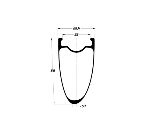 Обод 700C Duke Baccara X 56 SLR2 Disc Brake