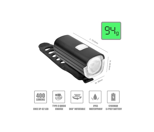 Priekšējais lukturis Briviga EBL-3251