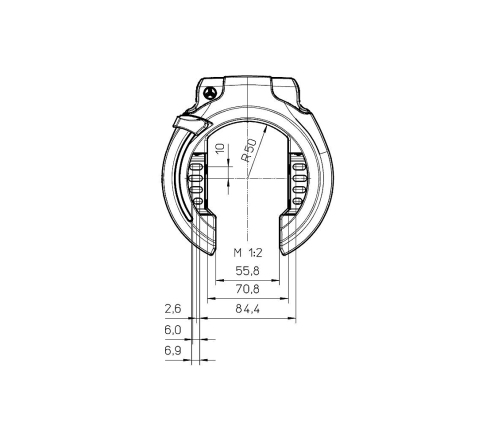 Saslēgs Trelock RS 453 AZ Ballon  ZR 20