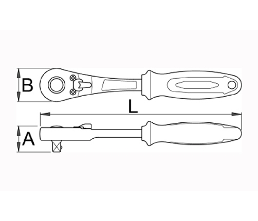 Рукоятка реверсивная Unior Unior 238.1/1ABI