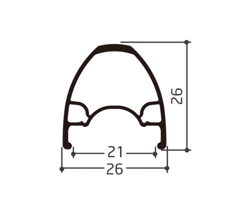 Обод 28" Shining DB-T260