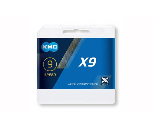 Цепь KMC X9 Silver Grey