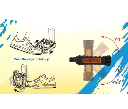 Pedāļi salokāmi Wellgo F178DU