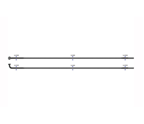 Спицы Sapim Laser J-Bend 2-1.5-2 x 290 mm