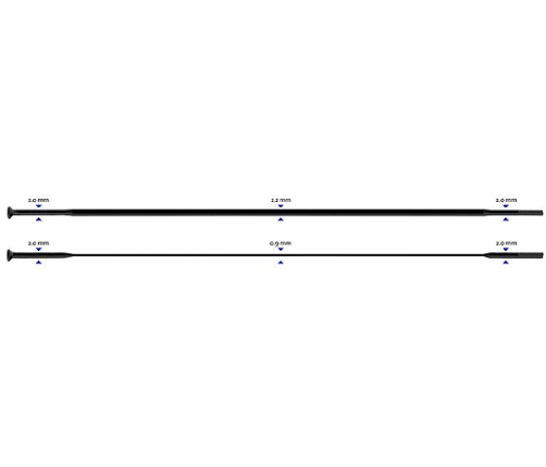 Spieķi Sapim CX-Ray Straight 2-2.3-0.9-2.0 x 298 mm