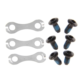 Bremžu rotora stiprinājuma skrūves un bloķēšanas paplāksnes Shimano BR­M-395