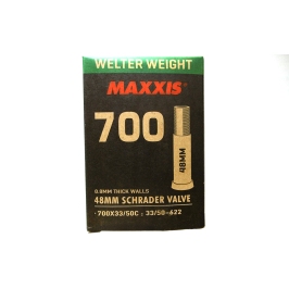 Велосипедная камера Maxxis 700 x 33/50C; 28/29 x 1.30/2.00 Schrader 48 mm