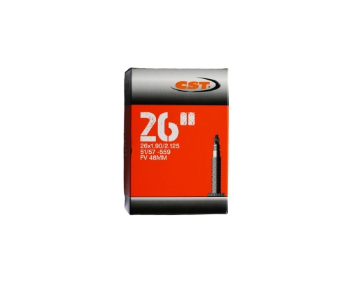Велосипедная камера CST 26 x 1.90/2.125 Presta 48 mm