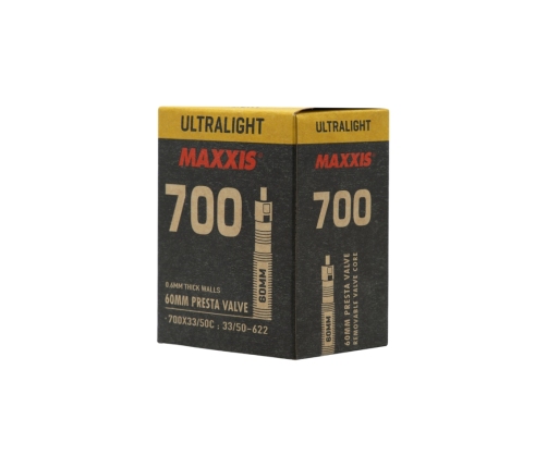 Velosipēda kamera Maxxis 700 x 33/50C Presta 60 mm