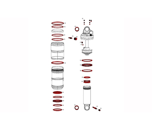 Amortizatora remonta komplekts RockShox Full