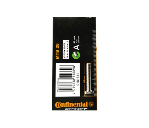 Велосипедная камера Continental 26 x 1.75/2.50, Schrader 40 mm