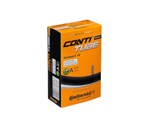 Велосипедная камера Continental 16 x 1.25/1.75 Compact, Schrader 34 mm