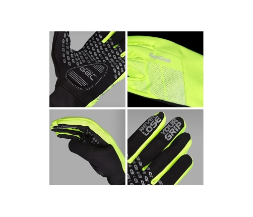 GripGrab ziemas cimdi GripGrab Ride Hi-Vis Windproof Midseason XS