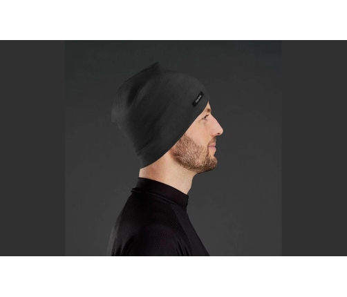 GripGrab riteņbraukšanas vāciņš Merino Polyfibre Lightweight Beanie Black M