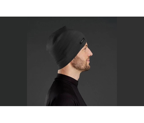 GripGrab riteņbraukšanas vāciņš Merino Polyfibre Lightweight Beanie Black L