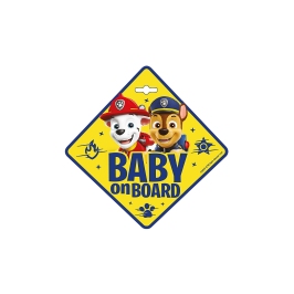 Zīme Baby on board Seven Paw Patrol Boys