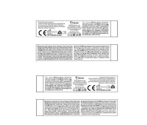 Ceļa un elkoņu aizsargi Seven Paw Patrol Girls