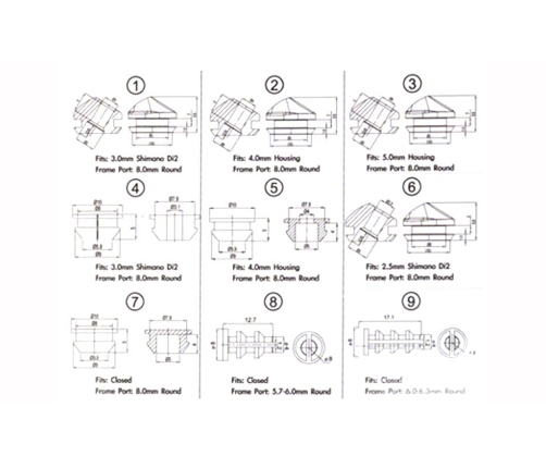 Jagwire rāmja spraudņu komplekts Combo Box