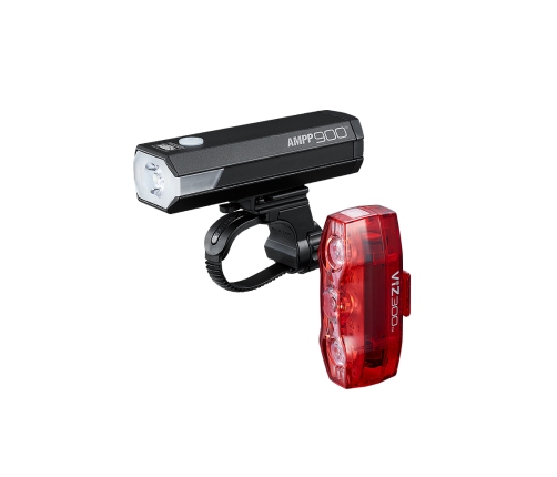 Фонарь передний и задний Cat Eye AMPP900/ViZ300