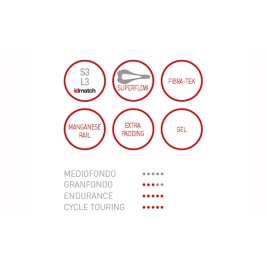 Sēdeklis Selle Italia Novus Endurance TM Superflow L T