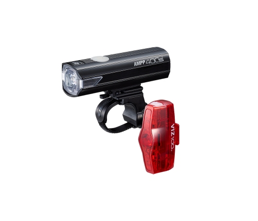 Фонарь передний и задний Cat Eye AMPP400S/ViZ100