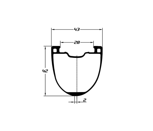 Riteņu komplekts 700C Duke Baccara WRX 42 SLR2 Aero / DT 350 CL SP Shimano