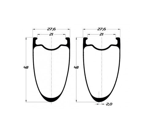 Riteņu komplekts  700C Duke Baccara 48C Rim Brake / Bitex JB Shimano 11S