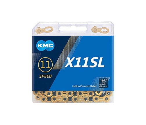 Ķēde KMC X11SL Ti-N Gold Black