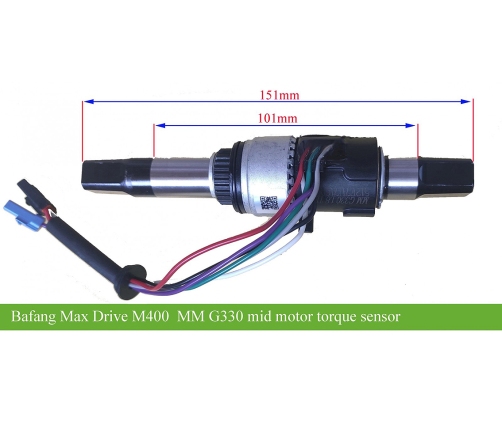 Apakšējais kronšteins un griezes momenta sensors E-Bike velosipēdam Bafang M400 CANBUS