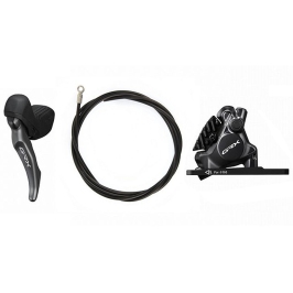 Disku bremžu komplekts pa kreisi Shimano BL-RX820(L) BR-RX820(F) GRX Disku bremžu komplekts pa kreisi Shimano BL-RX820(L) BR-RX820(F) GRX