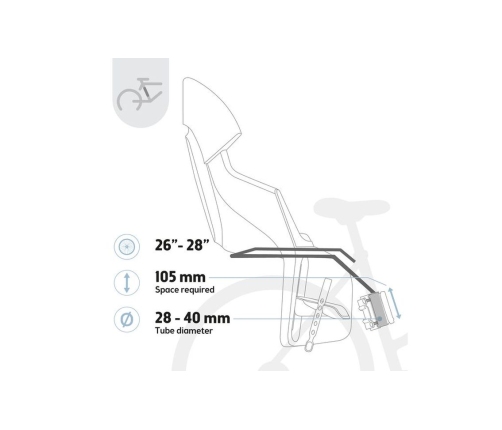 Детское велокресло Bobike Exclusive Evolve Maxi Frame