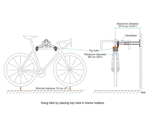 Tureklis velosipēdu Ibera IB-ST4