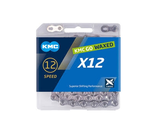 Ķēde KMC X12 Silver Waxed