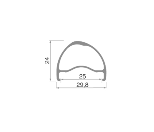 Обод 700C BlackJack SL 25 ASY