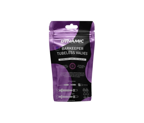 Комплект бескамерных клапанов Barkeeper Tubeless Valves 60 mm Dynamic