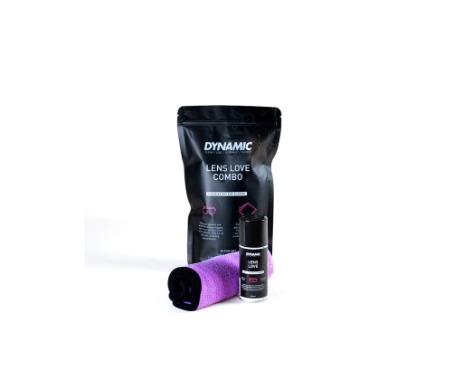 Riteņbraukšanas briļļu tīrīšanas komplekts Dynamic Lens Love Combo Pack