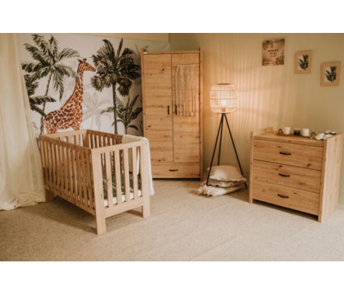 Bērnu gulta Klups Amelia II OAK 120x60