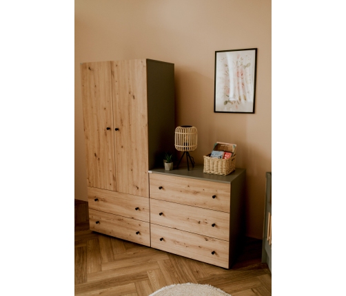 Комод Klups PAULINE GRAPHITE-OAK