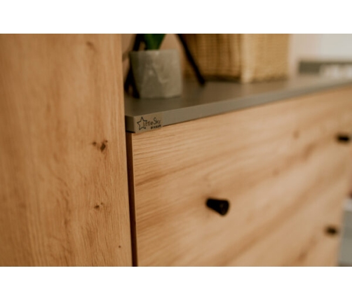 Комод Klups PAULINE GRAPHITE-OAK