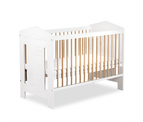 Детская кроватка Klups IDA BEECH- WHITE