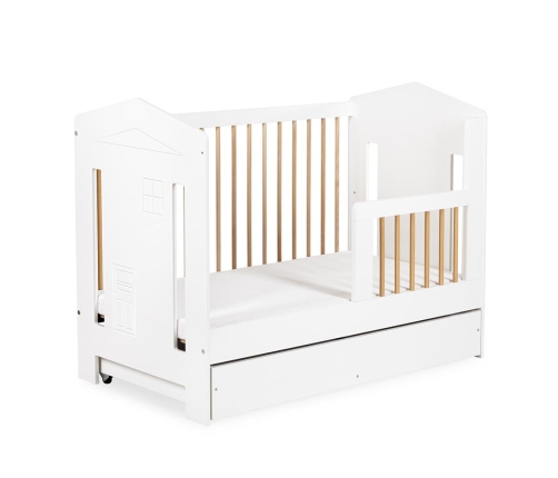 Детская кроватка Klups IDA BEECH- WHITE