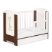 Bērnu gulta Klups SAFARI GIRAFFE WHITE-WALNUT 120x60