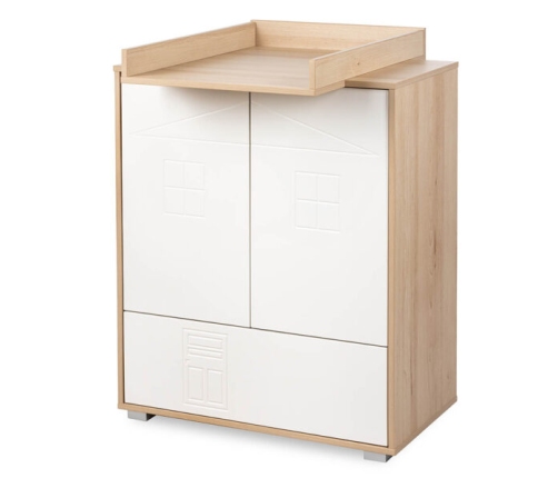 Komoda Klups IDA BEECH- WHITE
